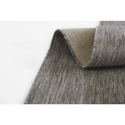 Contemporary Runner Area Rug, Grey, 2'7" X 7'6" Runner