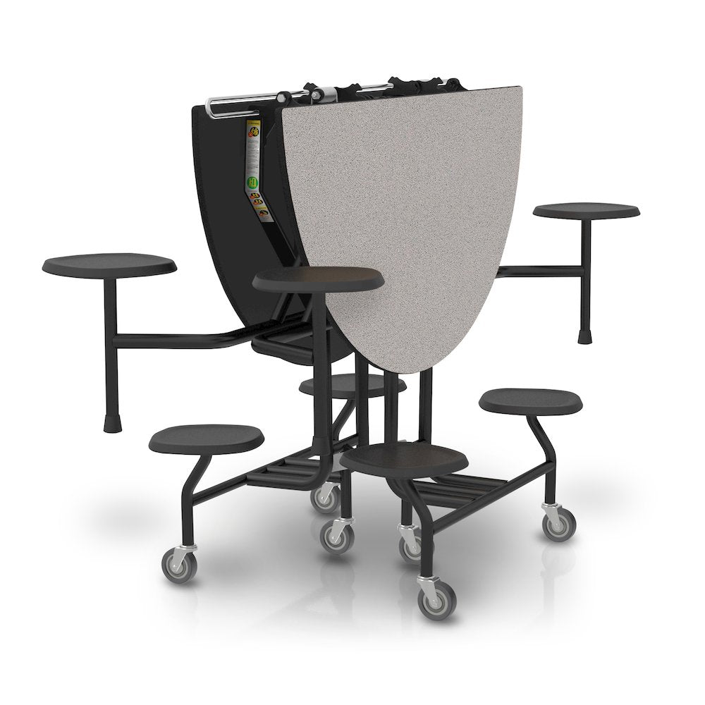 Round Folding Stool Table