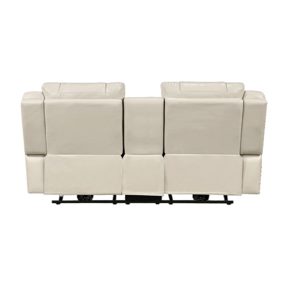 Sensa Power Reclining Loveseat.withBluetooth Speaker with Led Belt Beige