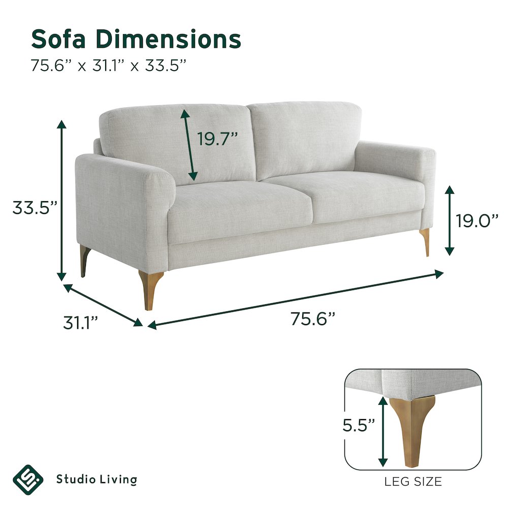 Mercer Sofa Ivory