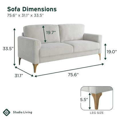 Mercer Sofa Ivory