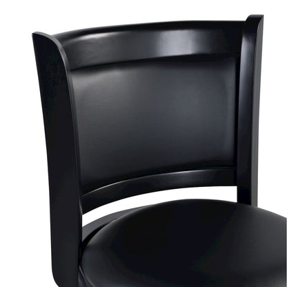 Augusta Swivel Extra Tall Bar Stool - Black