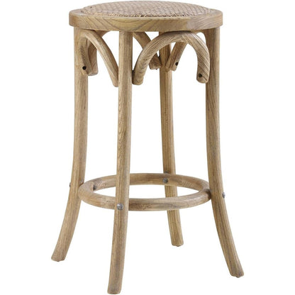 Rae Rattan Seat Backless Counter Stool