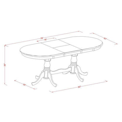 9 PC Dining room set-Dining Table with 8 Dining Chairs