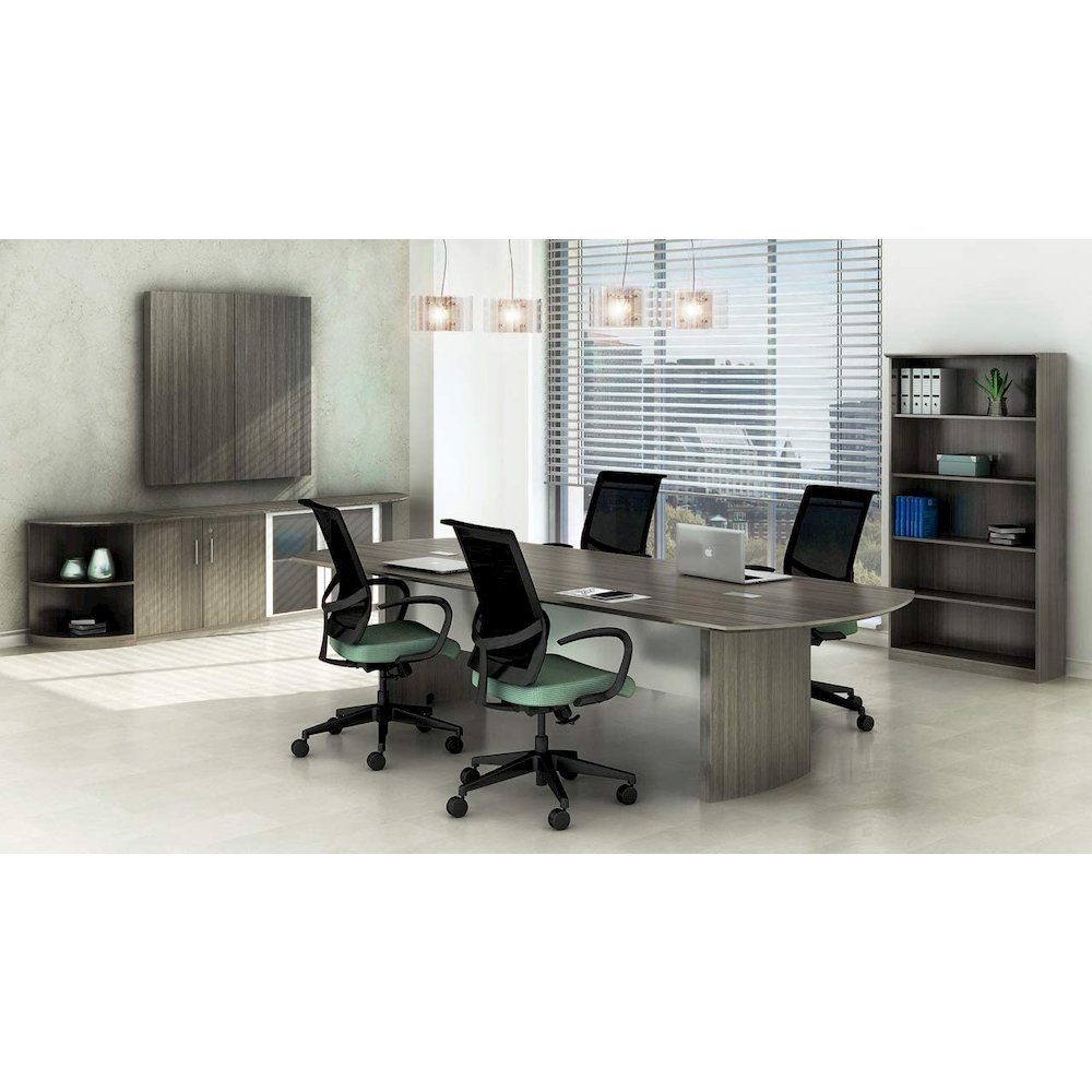 Medina Conference Table (10'), Gray Steel
