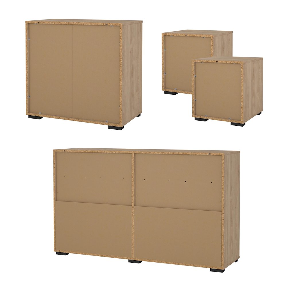 Sofia 4-Piece Bedroom Set, Jackson Hickory