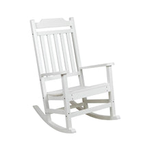 All-Weather Poly Resin Rocking Chair in White
