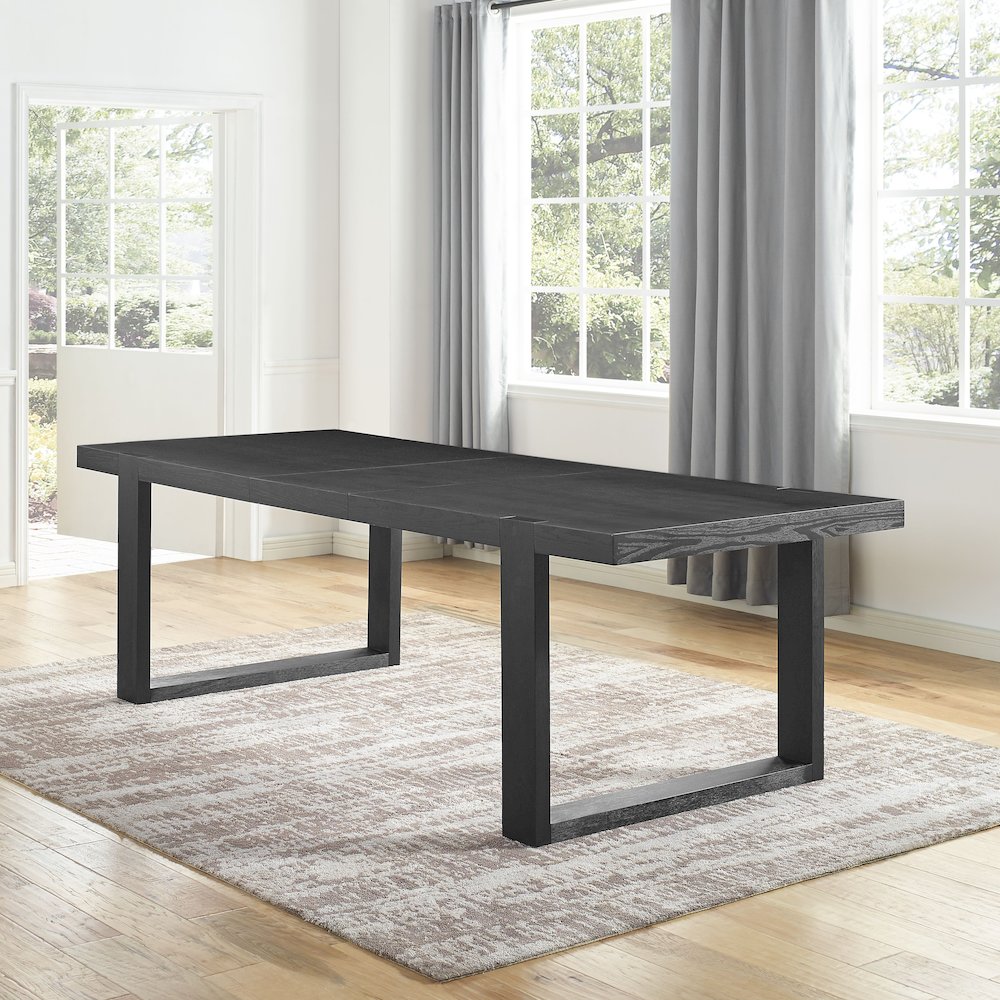 Yves Dining Table+Nicco Sand PU Chairs 5