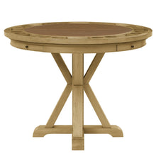 Rylie Counter Table with Game Top, Natural Finish