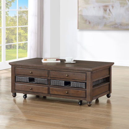 Oliver Lift-Top Cocktail Table w/Casters