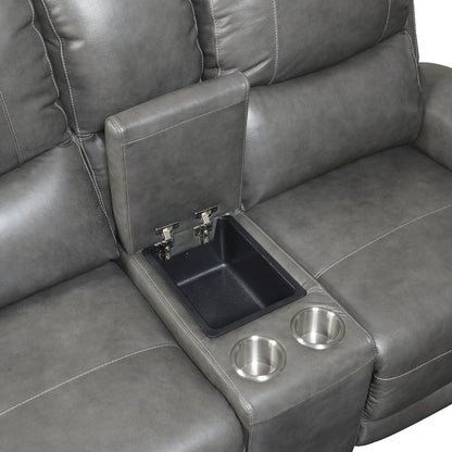 Laurel 2pc Power Reclining Grey
