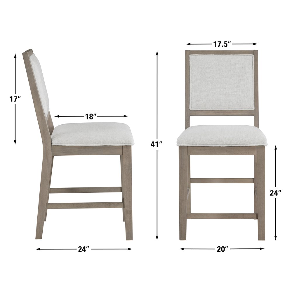 Lily 6-Piece Counter Dining Set