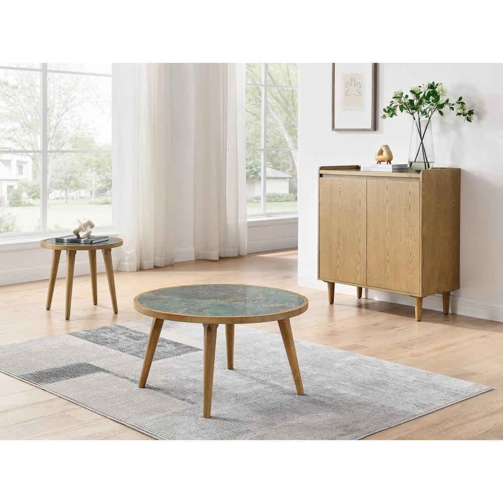 Novato Sintered Stone End Table