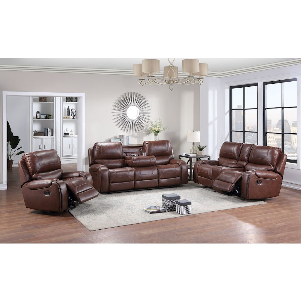 Keily Brown Manual Recliner
