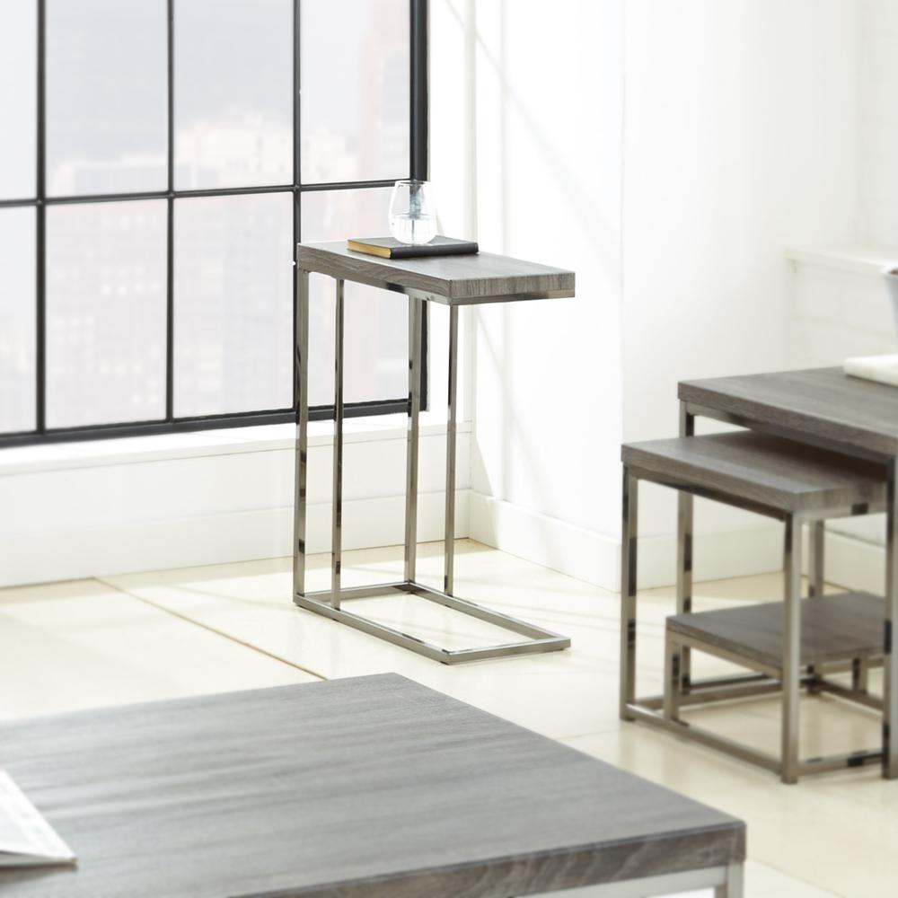 Lucia Chairside End TableGray/