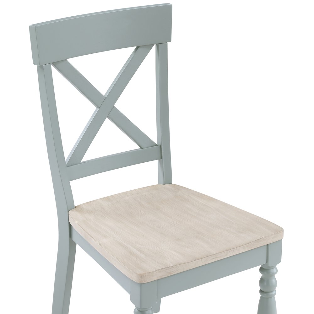 Darcy Green Side Chairs, Set of 2