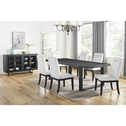 Yves 8pc Dining Set - White