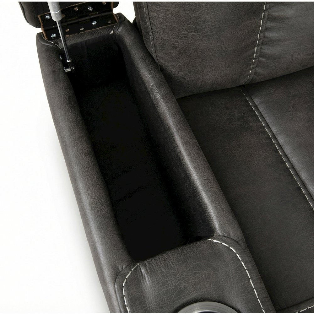 Marlow Charcoal Manual Recliner