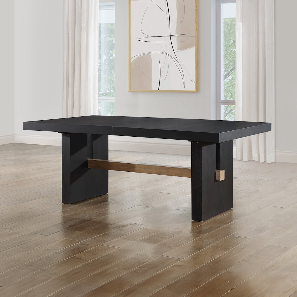 Aubrey Black 5pc Dining Set