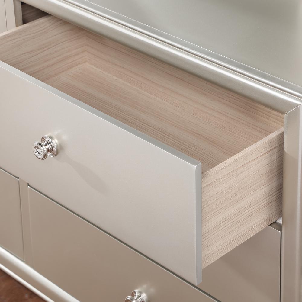 Omni Six Drawer Dresser and Mirror