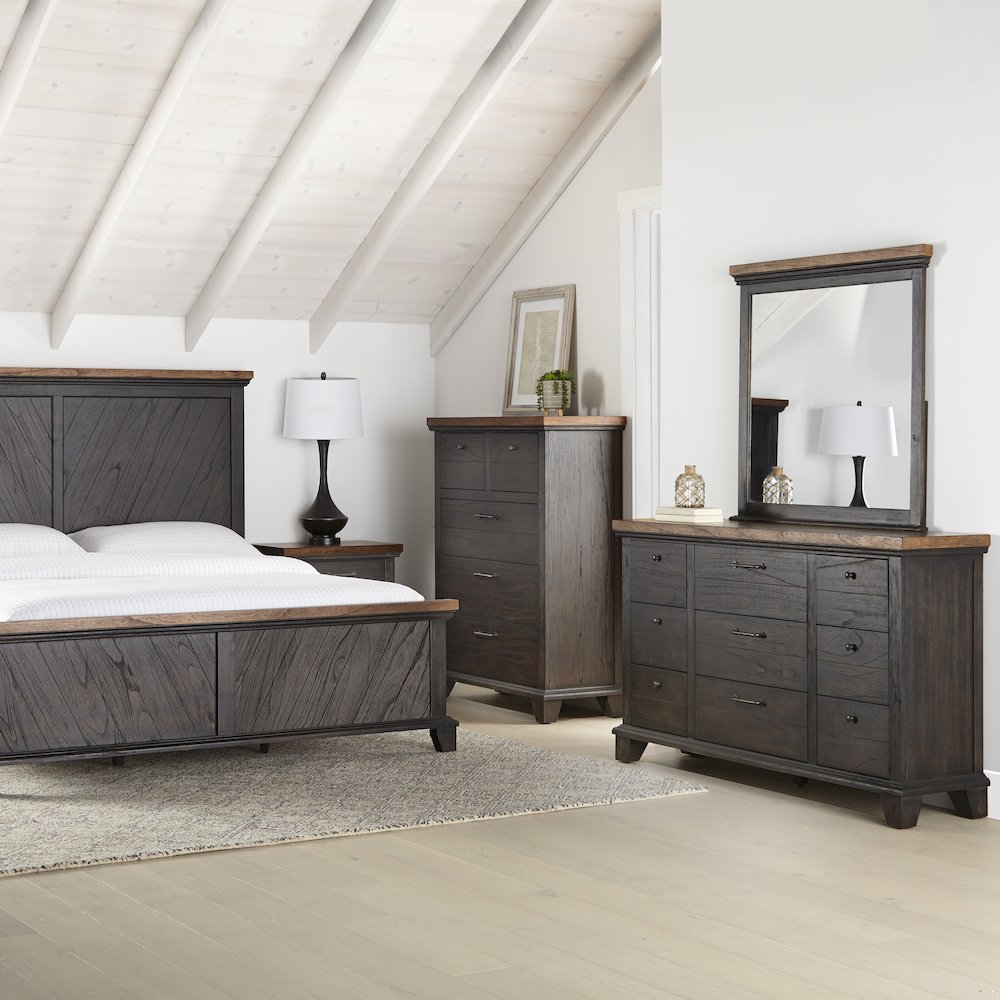 Bear Creek 9-Drawer Dresser, Brown