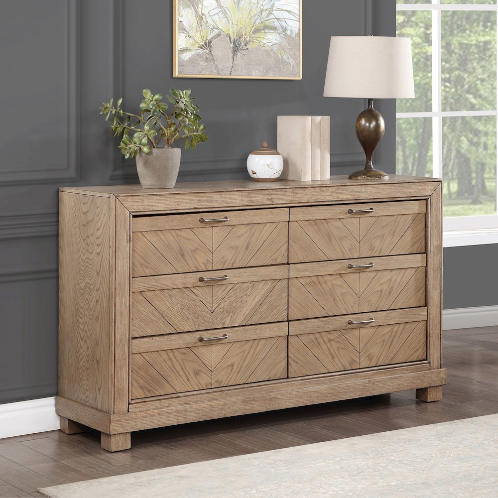 Montana 6-Drawer Dresser, Sand