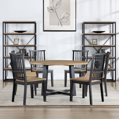 Magnolia 54-inch Round 7-Piece Dining Se