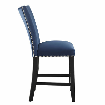 Camila 9PC Rectangle Counter Set Blue Chair