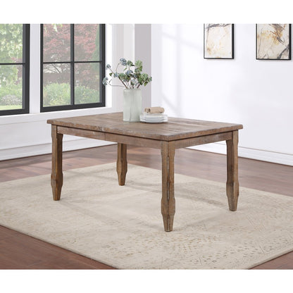 Riverdale Leg Table with 6 Wooden Side Chairs