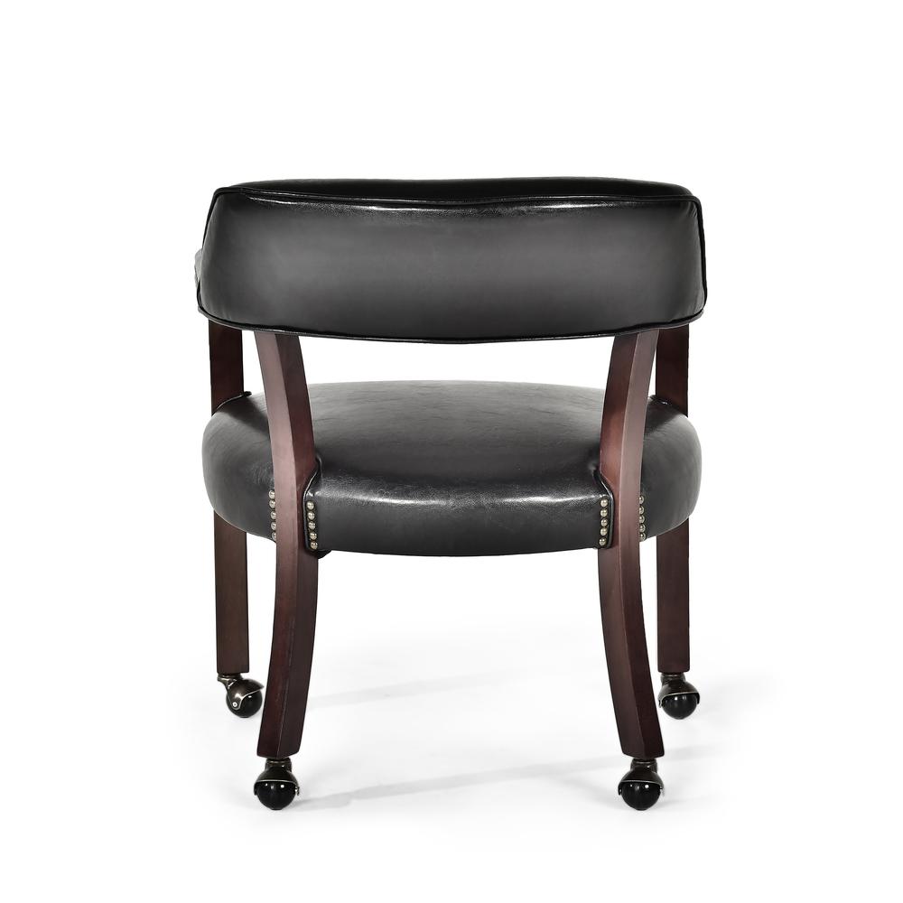 Tournament Captains Chair w/Casters, Black