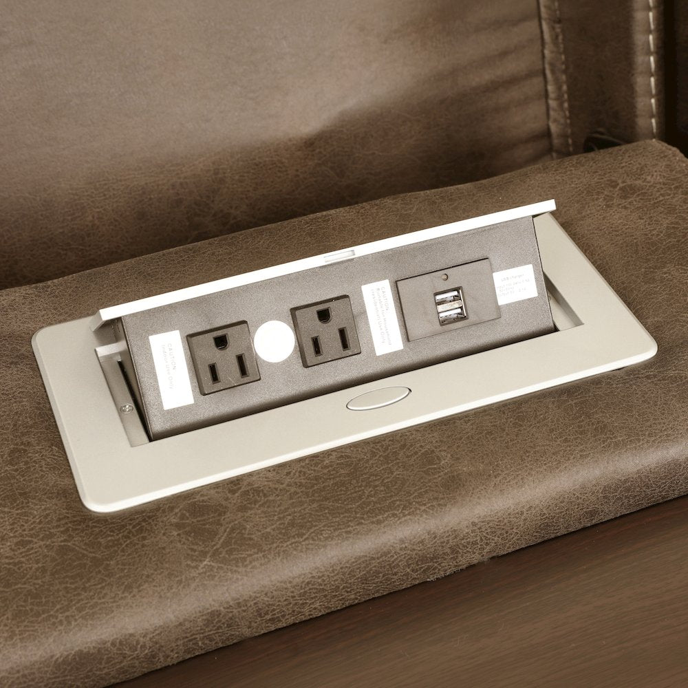 Marlow Sand Manual Recliner Sofa
