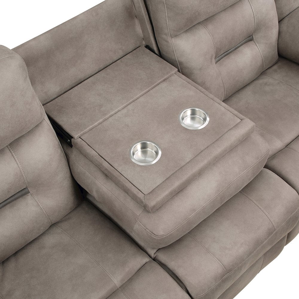 Abilene Tan Manual Sofa