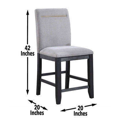 Yves 8pc Counter Height Dining Set