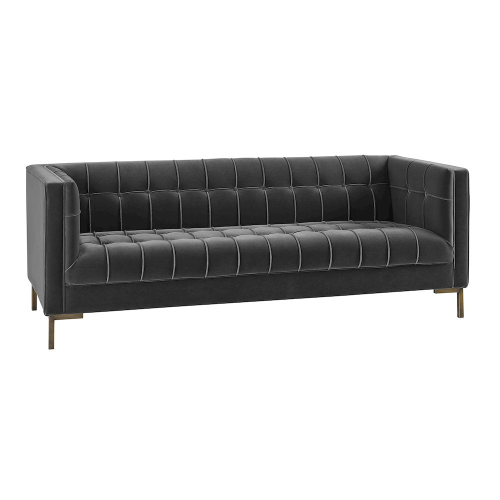 Isaac Gray Sofa and Loveseat