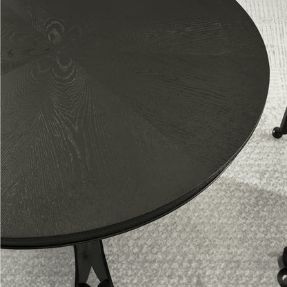 Rylie Dining Table, Black Finish
