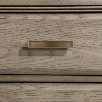 2-Drawer NightstandExpertly crafted from oak veneers, solid Asian hardwoods