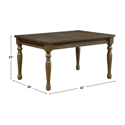 Joanna Kids 5PC Dining Set, Mocha Finish