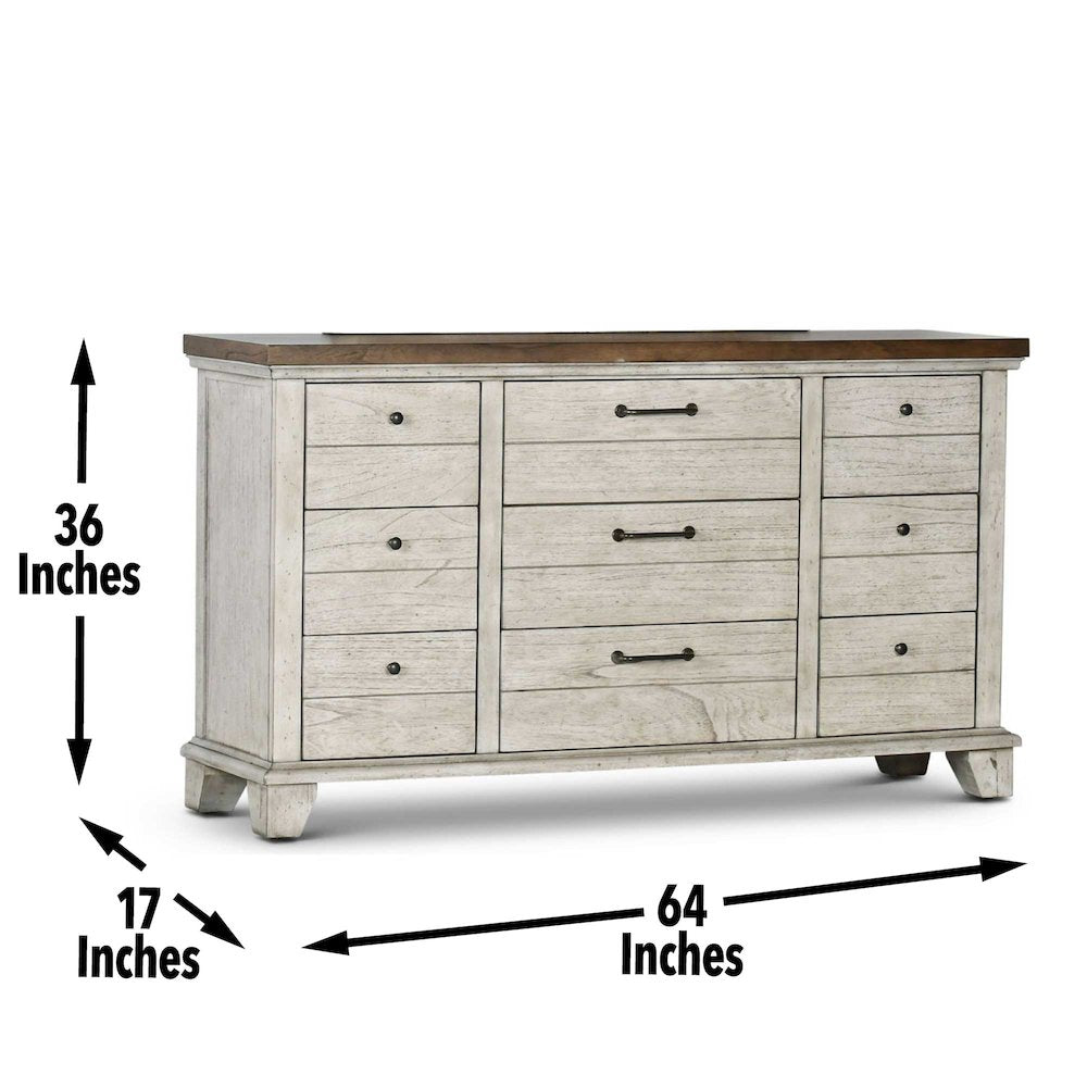 Bear Creek Dresser & Mirror
