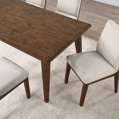 Canton 5-Piece 72″ Side Chair Dining Set