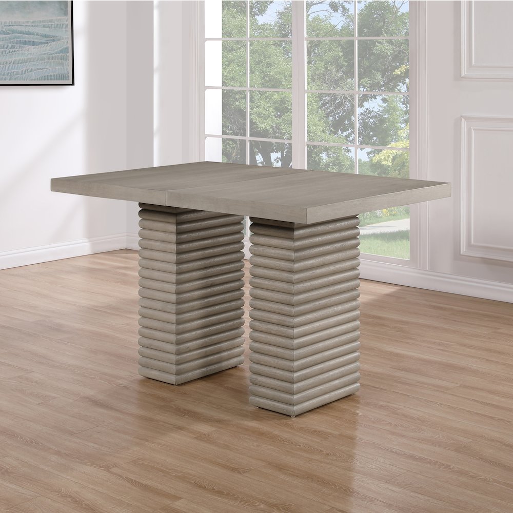 Lily 60-78" Counter Table w/18" Leaf