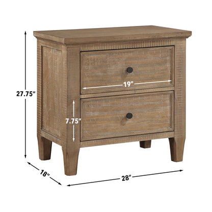 Riverdale 3 pc Queen Set(2 NS+Bed)