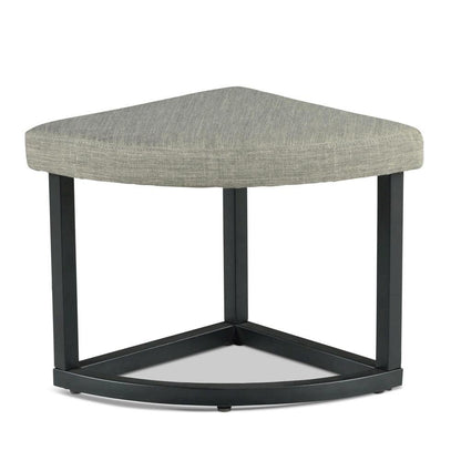 Round Coffee Table with Stools, Mindi Veneer, 5 Piece Set, Brown