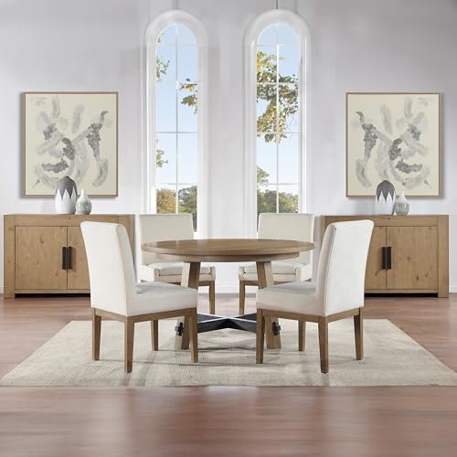 Aubrey Brown Upholstered Side Chair