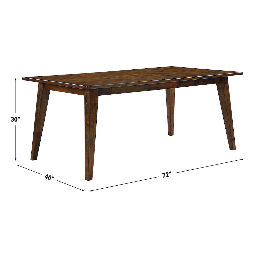 Canton 5-Piece 72″ Upholstered Side Chair Dining Set