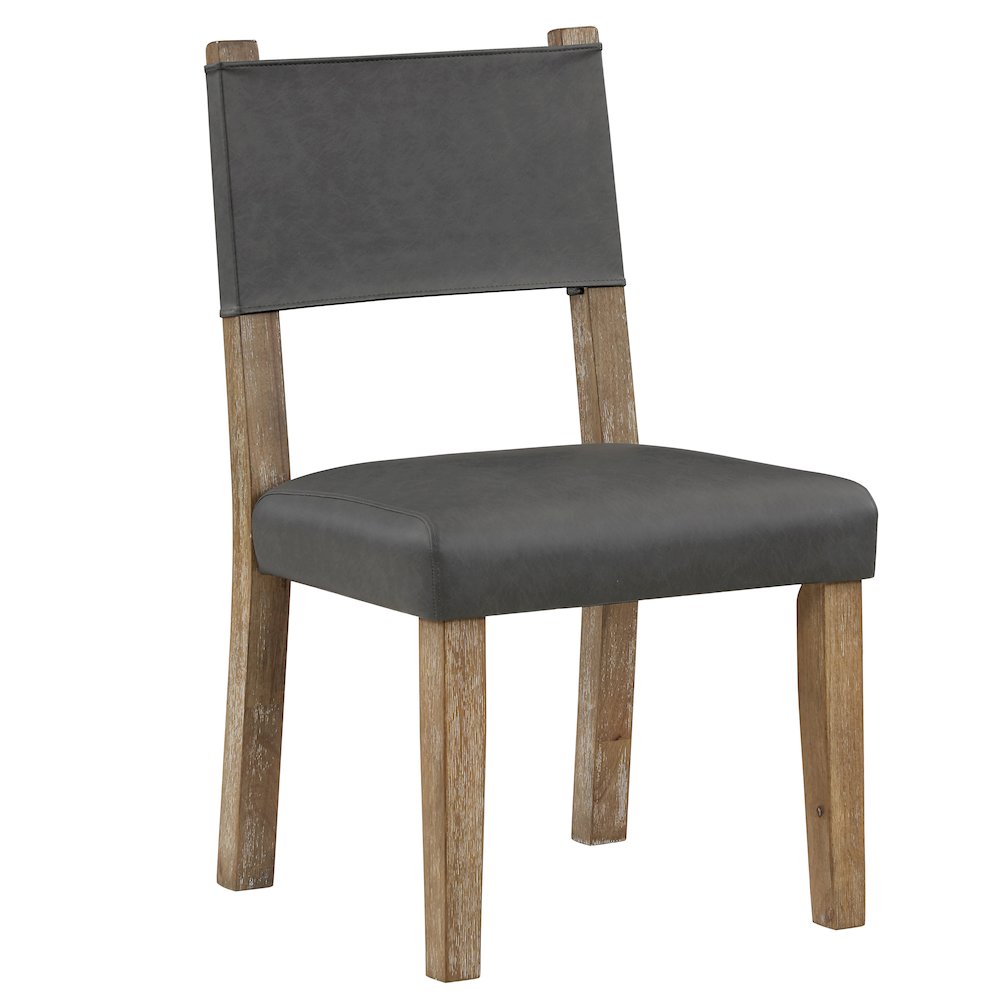 Aubrey Brown 7pc Round Dining Set