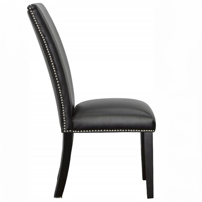Camila Square 7PC Dining Set Black Chair