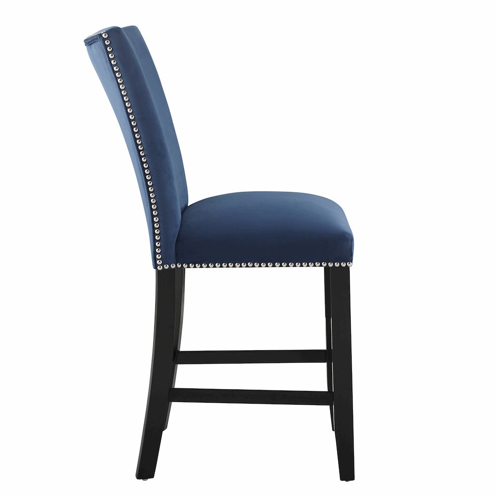 Camila Square 9PC Counter Set Blue Chair