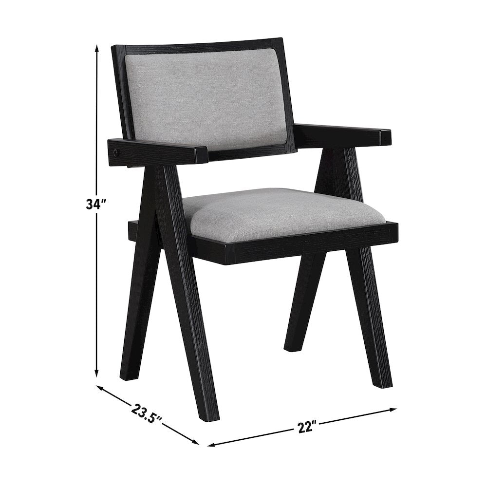 Yves 75-96" Tbl w/ 4 Magnolia Chr, 2 AC