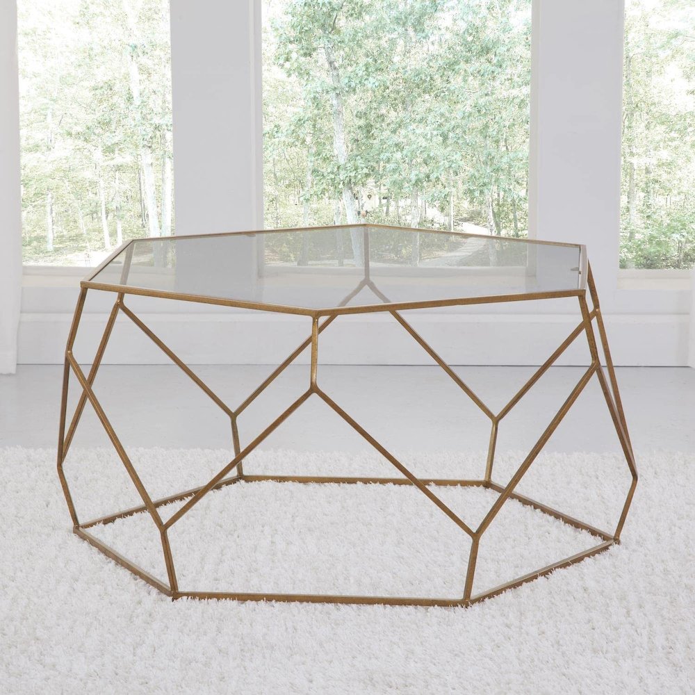 Roxy Hexagonal Cocktail Table