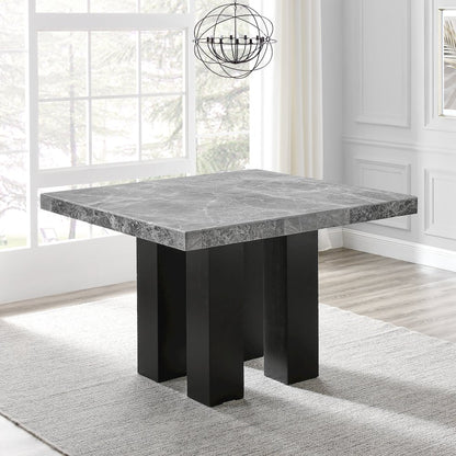 Camila Square 7PC Counter Set Black Chair